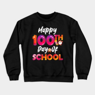 100 Days Yall Student Teacher Happy 100Th Day Of School Crewneck Sweatshirt